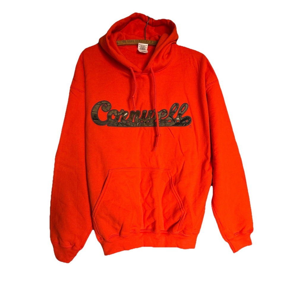 Cornell University L Hoodie Pullover Hunter Orange Realtree Camo Collegiate